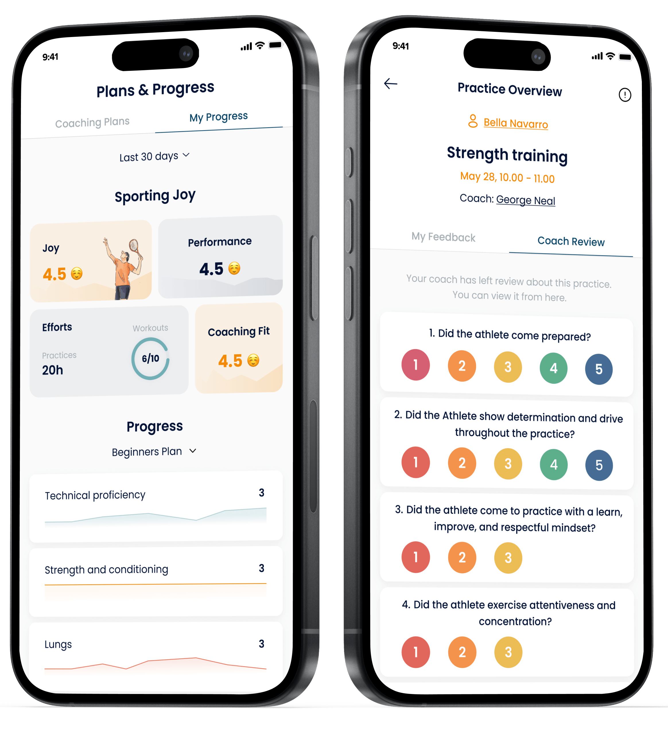 The Coaching Record App
